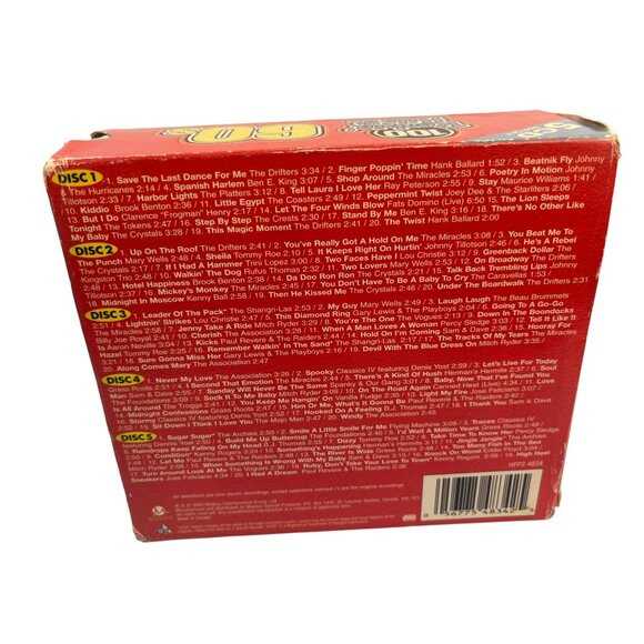 100 Rockin Hits Of The 60s Music CD Album Nostalgic 5 Disks By Original Artists - Picture 2 of 13